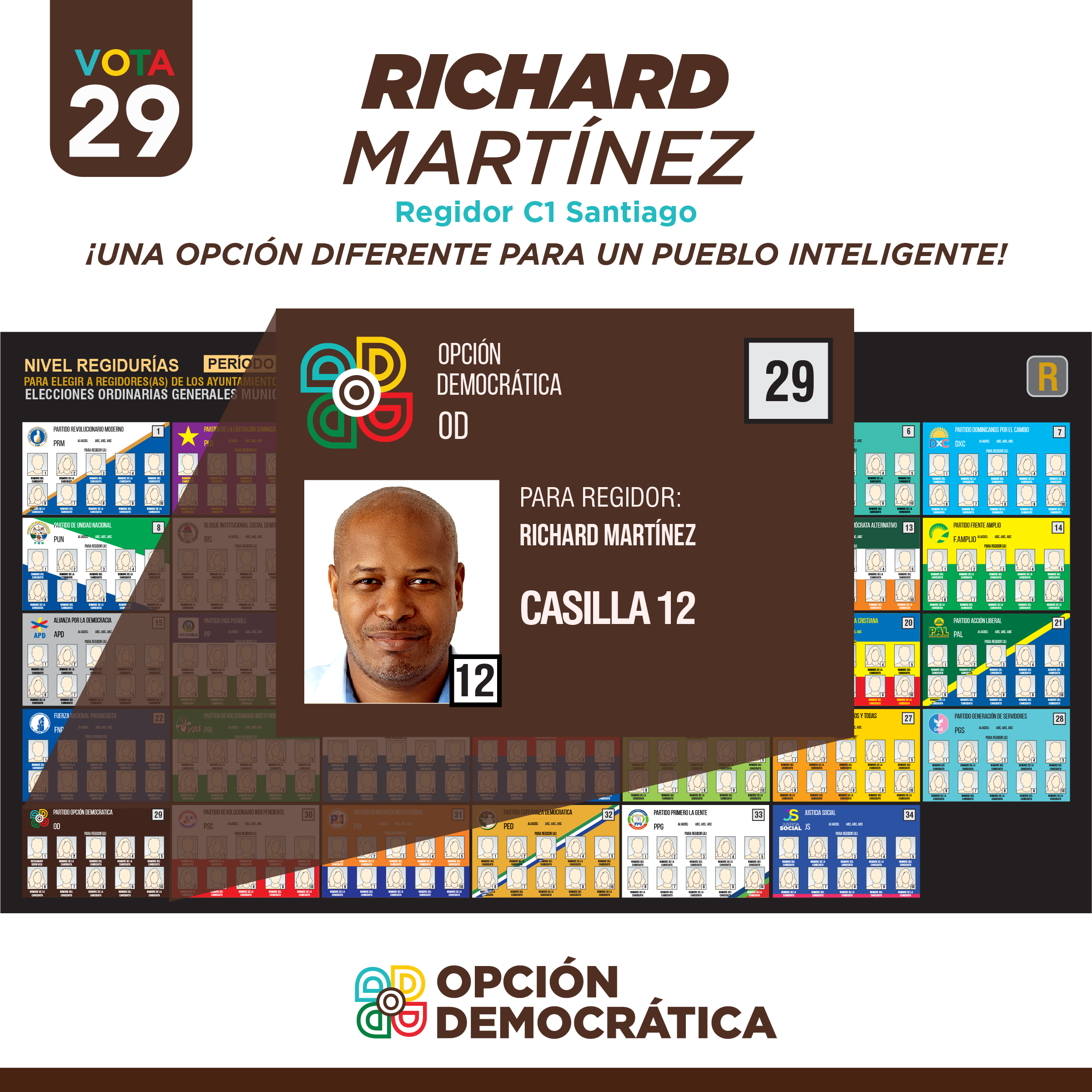 Richard Martínez Candidaturas